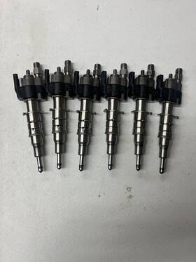 13537585261-11 Bmw N54 135i 335i 535i 740i X6 Fuel Injectors - Index 11-set Of 6