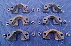 13537792722 Bmw 2009-13 E90 335d E70 X5 Diesel M57 Fuel Injector Holder Bracket Flange Set 6