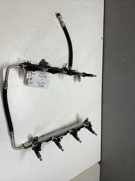 7549051 Bmw E65 E66 745i 750i X5 E53 4.4 4.8i N62 Fuel Rail And Injector Harness Assembly