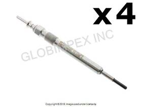 0-250-603-006 Bosch Bmw 328d X3 X5 Etc. 2014-2018 Glow Plug 4 Pcs. 1 Year Warranty