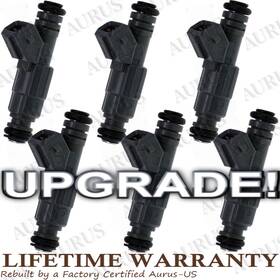 028015523lb230cc Bosch 27lb Upgrade 12 Hole Oem Fuel Injectors For 99-04 Jeep 4.0l I6