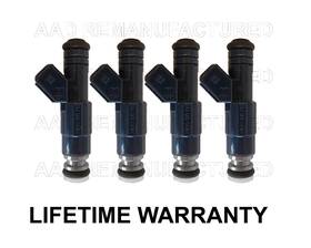 Bosch 742657228337 Upgraded 24lb 4 Hole 4x Fuel Injectors For 96-02 Cherokee Tj Wrangler 2.5