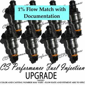 Cspu0280150731 Bosch 1% Flow Match Oem Upgrade Fuel Injectors 8 Replaces 0280150731 / 730 V8
