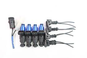 D04.11.1 Bosch X4 85-1987 Toyota Puckup 22re Fuel Injectors Best Upgrade 4-hole Spray