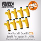 Bosch22lb Unbranded Brand New Bosch Iii Exact Fit 22lb L98 Tpi Fuel Injector Set