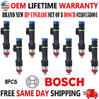 0280158001 Brand New Bosch Hp Upgrade X8 Fuel Injectors For 2003-09 Ford 5.4l V8