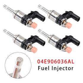 Bruce&shark 04e906036al 04e906036aa 4pcs Fuel Injector For Audi Vw Skoda Rapid Octavia Fabia 1.0 Tsi 04e906036al