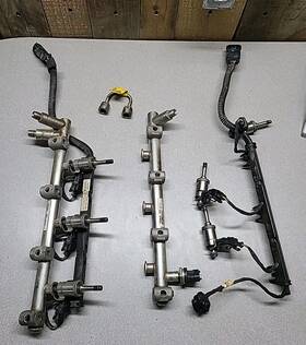 12638531 Buick 2009-2017 Traverse Enclave 10 11 Lacrosse 3.6l V6 Fuel Injection Rail Set Oem