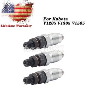 16032-53900 Bza1081 1603253900 3x Fuel Injectors For Kubota D905 V1305 V1505 D1105 D1005 V1205 Usa 16032-53900 Bza1081 1603253900 3x Fuel Injectors For Kubota D905 V1305 V1505 D1105 D1005 V1205 Usa