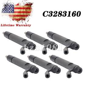 C3283160 Bza1081 6pcs Fuel Injector For Cummins 3283160 C8.3l 6c 6ct 6cta 6ctaa