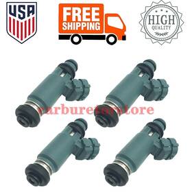 195500-3920 Carburetorstore 655506551411 Set Of 4 Fuel Injectors For Subaru Impreza Wrx 2.0l I4 Gas 2002-2005