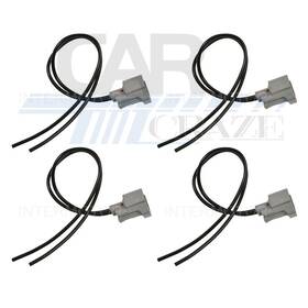 Wheqy20251225-838 Carcraze 8 Standard Ignition Fuel Injector Connector 4pcs For Toyota 4runner 1989 1990-2000