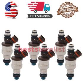 22842-12130 Carfixingtools 686558854595 2320965020 6x Fuel Injectors Fits 1989-95 Toyota 4runner Pickup 3.0l