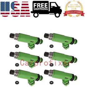 195500-3170 Carprofixer Set Of 6 Fuel Injectors 1955003300 Fits 1998-03 Mitsubishi Montero Sport 3.0l V6 195500-3170 Carprofixer Set Of 6 Fuel Injectors 1955003300 Fits 1998-03 Mitsubishi Montero Sport 3.0l V6