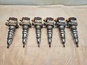 10r-0782 Caterpillar 2002 Set Of 6 Cat 3126 Diesel Engine Fuel Injectors 10r0782 Oem