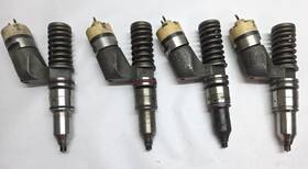 249-0712 Caterpillar 4pk Cat Diesel Fuel Injectors 2490712 For C11 C13 Engine Untested Core