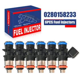 Chusyyray 280158233 A Set Of Fuel Injectors 6 For Dodge Ram Jeep Chrysler 3.6l