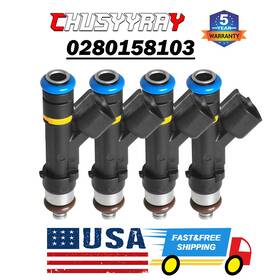 Chusyyray 289218475828 X4 Fuel Injectors For 2004-2015 Mazda 3 5 6 Mx-5 Miata 2.0l/2.3l I4 New