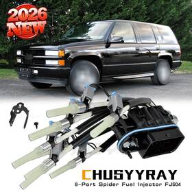 Chusyyray Pyzzc0004-fj504 New Spider Fuel Injector Fj504 For Chevy Silverado Tahoe Suburban 5.7l 5.0l V8