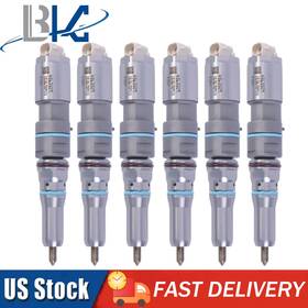 456-3509 Cmp 20r-5075 6pcs Common Rail Fuel Injector For Caterpillar C9.3 Engine