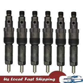 Cmp Ar74665 6 Pcs Fuel Injector For John Deere 4400 4250 6620 4050 4240