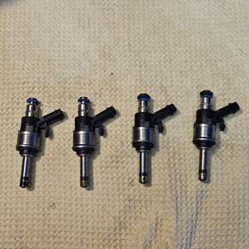 Continental Pa66cf35 Direct Injection Fuel Injectors Volkswagen Audi 2.0l Set Of 4 Oem Low Mileage