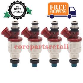 23250-35040 Corepartsretail 3104asfi4 4pcs Fuel Injectors For Toyota 4runner Pickup T100 2.4l L4 1989-1995
