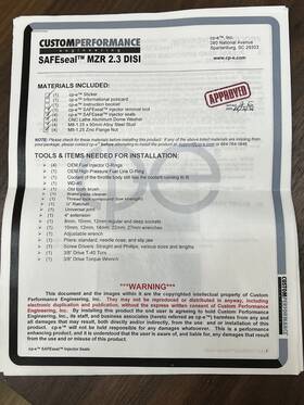 Cp-e Cpemzss0001z Mazda Mzr 2.3 Disi Injector Seal Kit 4 Brass Cnc Seals And 1 Cp-e