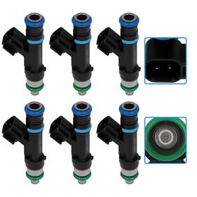 12777066 Csdex For Dodge Ram 1500 Durango Nitro Dakota Jeep Commander 3.7l 6pcs Fuel Injectors