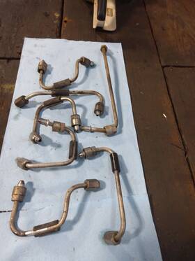 4945989 Cummins 2011 Dodge 6.7 Fuel Injector Line Set Injection Lines Used