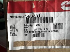 Cummins 5633311 Def Injector Oem Brand New Free Shipping