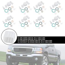2900714000 Darupsun 8pcs Fuel Injector Repair Kit Fit Chevy Gmc Duramax 6.6l 2004-2005 Diesel