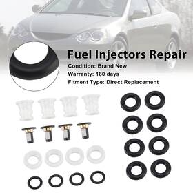 16450-pne-g01 Darupsun 842-12241 4pcs Fuel Injector Rebuild Kit Fit Acura Rsx 2.0l-l4 2002-2004