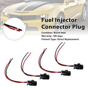 C199-b030 Darupsun 4pcs Fuel Injector Connector Plug Clip Pigtail Quick Disconnect Fit Buick C199-b030 Darupsun 4pcs Fuel Injector Connector Plug Clip Pigtail Quick Disconnect Fit Buick