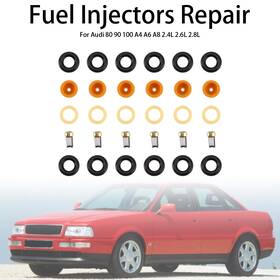 078133551bb Dasupsun 6pcs Fuel Injector O-ring Filter Seal Fit Audi 80 90 100 A4 A6 A8 2.4 2.6 2.8