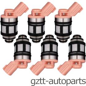 Davrpes Xf5z9f593ba 6x Fuel Injectors Js23-4 For Nissan Xterra 2000-2004 Infiniti Qx4 1997-2000 3.3l