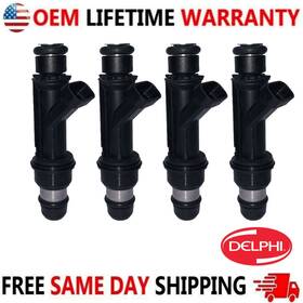 25321668 Delphi Oem 4x Fuel Injectors Fit 2000 Chevrolet Cavalier Pontiac 2.2 I4