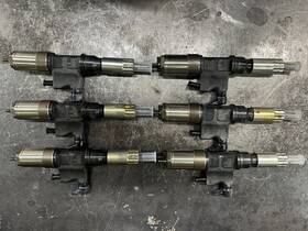 0950000452 Denso 6hk1 Diesel Injector Cores Qty 6