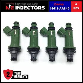 16611-aa340 Denso Set Of 4 Fuel Injector For 96-01 Subaru Impreza Legacy 2.2 2.5