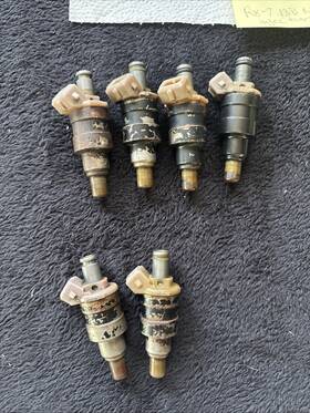 195500 Denso 1370 Quart 6. 550cc Injector For 1988 Mazda Rx-7 Turbo