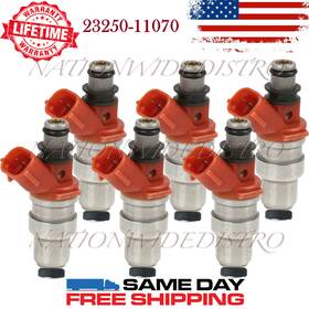 23250-11070 Denso 6x Oem Fuel Injectors For 1989-1995 Lexus Es300 3.0l V6
