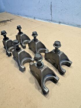 8806 Detroit Diesel Genuine Set Of 6 60 Series 14.0l Injector Hold Down Clamps Oem