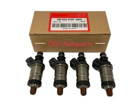 06164-p0f-000 Dqi 4pcs New Oem No. Fuel Injectors For 1993-1996 Prelude 2.2l Usa