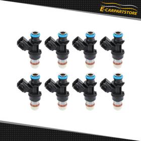 Ec12435801s E-carpartstore 8 Fuel Injectors For Chevy Avalanche Silverado Tahoessr Trailblazer 6.0l