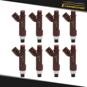 Ec15004601s E-carpartstore 8 Fuel Injectors For 2005-2009 Toyota 4runner Tundra 4.7l