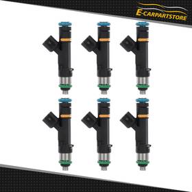 Ec15038501l E-carpartstore 6 Fuel Injectors For Dodge Grand Caravan Chrysler Town And Country 3.8l 2008-2010