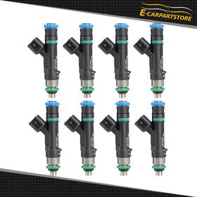 E-carpartstore Ec15123101s 8 Fuel Injectors For 2006-2011 Cadillac Dts Srx Sts Xlr Buick Lucerne 4.6l