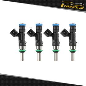 Ec15262320s E-carpartstore 4 Fuel Injectors For Dodge Dart 2013-2016 Fiat 500 2012-2019 1.4l