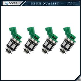 E15049801cp Eccpp 4 Fuel Injectors Fits Nissan Frontier Xterra 2.4l 1996 1997 1998 1999-2004