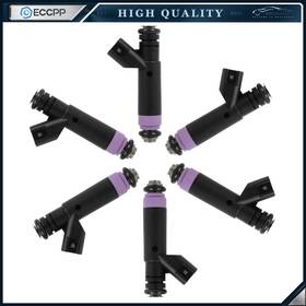Ecc15495401p Eccpp 6pcs Fuel Injectors For Mazda Tribute 2005 2006 2008 V6 3.0l Gas